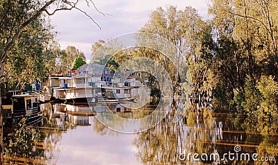 Port of Echuca Paddlesteamers Stock Photo