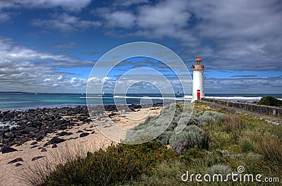 Port fairy lighthouse Stock Photo