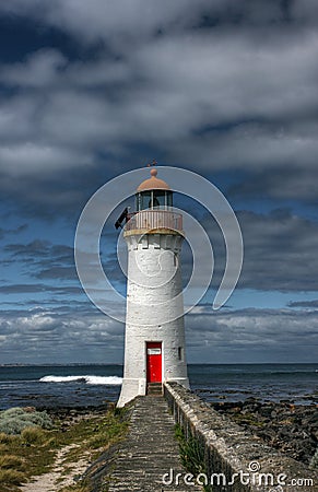 Port fairy lighthouse Stock Photo