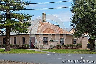 Port Fairy Victoria Australia - Merrijig Inn and restaurant circa 1845 Editorial Stock Photo