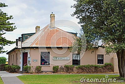 Port Fairy Victoria Australia - Merrijig Inn and restaurant circa 1845 Editorial Stock Photo