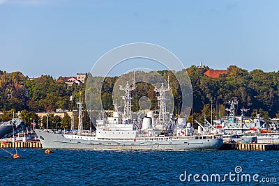 Port of Gdynia Editorial Stock Photo