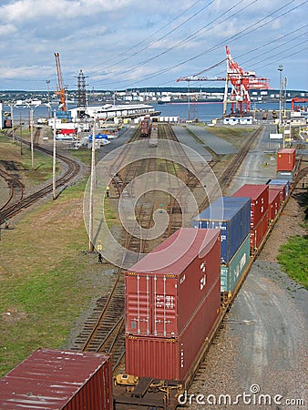 Port of Halifax Stock Photo