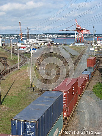 Port of Halifax Stock Photo