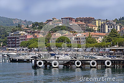 Port of Lerici in Italy Stock Photo