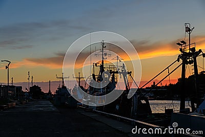 Port of Liepaja, Latvia Editorial Stock Photo