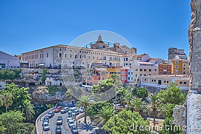 Port Mahon, Menorca island Stock Photo