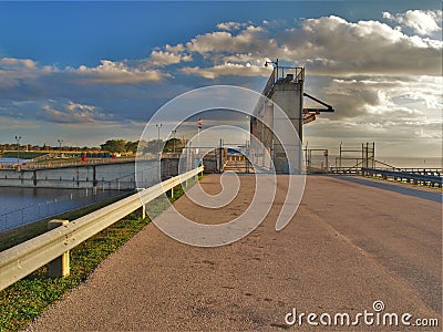 Port Mayaca Lock and Dam Stock Photo