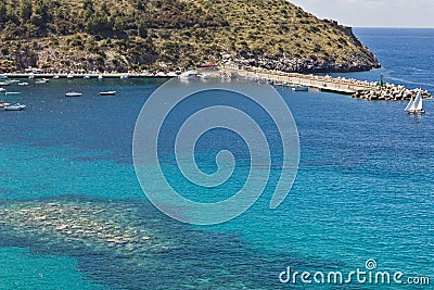 Port of Palinuro, Salerno, Italy Stock Photo