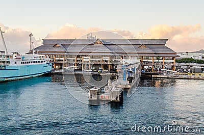 Port of Papeete, French Polynesia Stock Photo