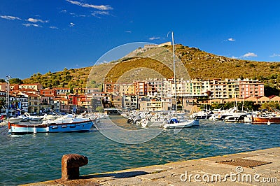 Port in Porto Ercole Stock Photo