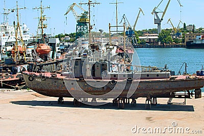 Port of Sevastopol, Crimea Editorial Stock Photo