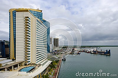 Port of spain - trinidad and Tobago Stock Photo