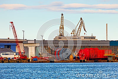 Port of Stavanger Stock Photo