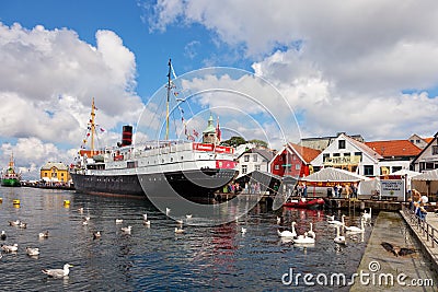 Port of Stavanger Editorial Stock Photo