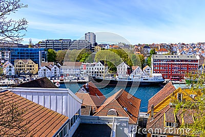 Port of Stavanger Editorial Stock Photo