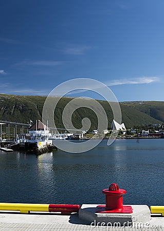 Port Tromso Stock Photo