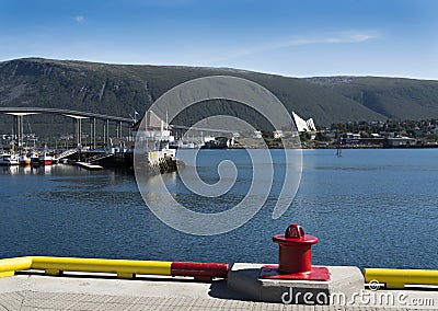 Port of Tromso Stock Photo