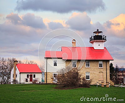 Port Washington Lighthouse Stock Photo