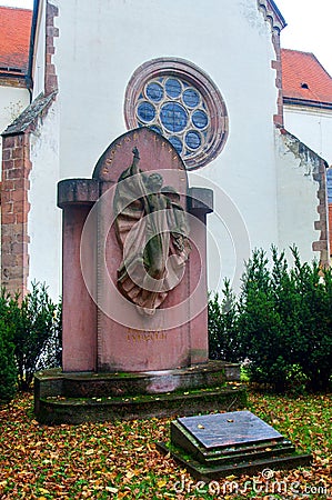 Porta Coeli. Gothic portal of the Romanesque-Gothic Basilica of the Assumption of the Virgin Mary Stock Photo