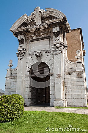 Porta Pia in Ancona Stock Photo