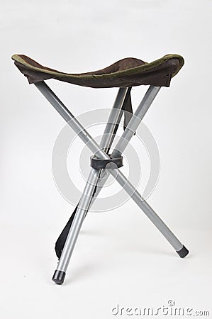 Portable chairs Stock Photo