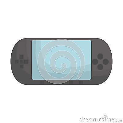 Portable console videogame Vector Illustration