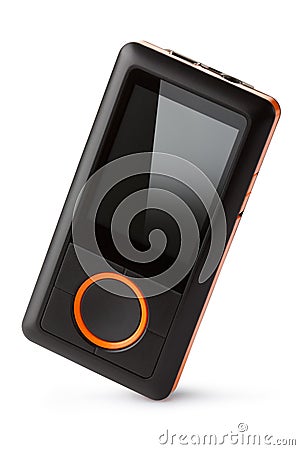 Portable digital audio player Stock Photo