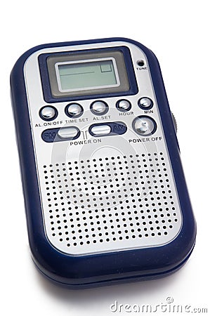 Portable digital radio Stock Photo