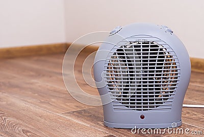 Portable electric heater Stock Photo