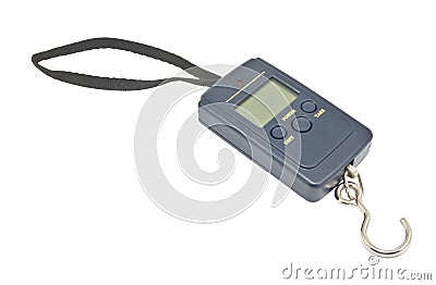 Portable electronic scale Stock Photo