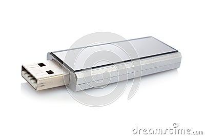 Portable flash drive memory Stock Photo