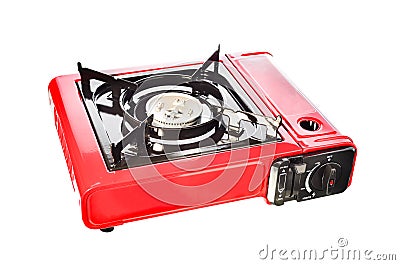 Portable Gas Stove Stock Photo