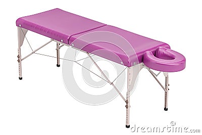 Portable Massage Table, 3D rendering Stock Photo