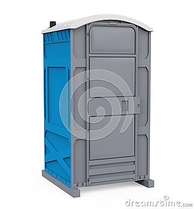 Portable Toilet Isolated Stock Photo