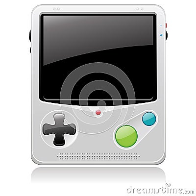 Portable video game console Cartoon Illustration