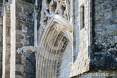 portal of Basilica of Saints Nazarius and Celsus Stock Photo