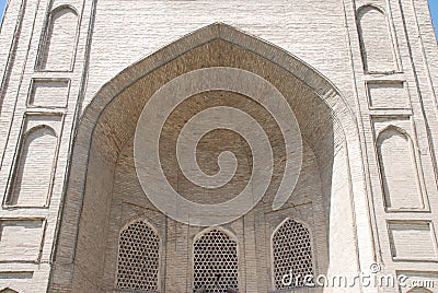 Portal of madrasa Abulkasim Stock Photo