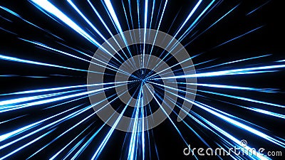 Portal Travel Hyper Jump Speed Lines Fast Speed Power Zoom Background Image Stock Photo