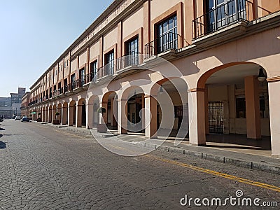 portals in the Centre of the city of Toluca, Mexico Editorial Stock Photo