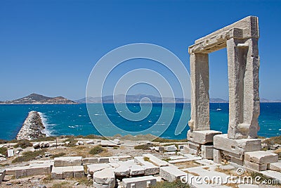 Portara, Naxos Stock Photo