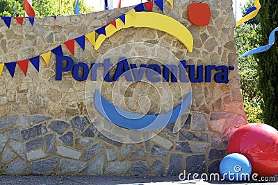 PortAventura logo Editorial Stock Photo