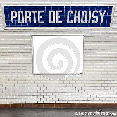 Porte de choisy in Paris, France Stock Photo