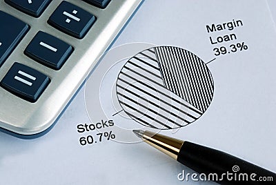 Portfolio allocation Stock Photo