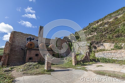 Porth Wen Brickworks Stock Photo