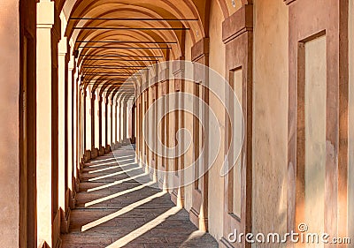 Portico di San Luca, Bologna Stock Photo