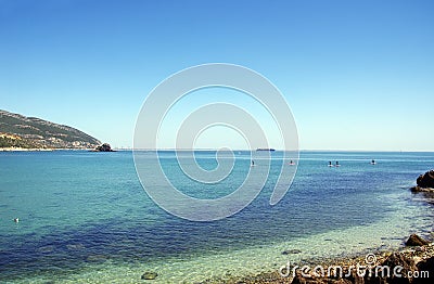 Portinho da Arrabida, Portugal Stock Photo