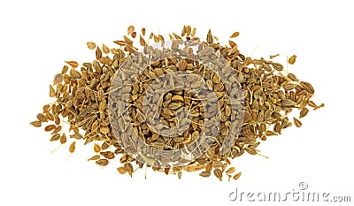 Portion of anise seeds Stock Photo