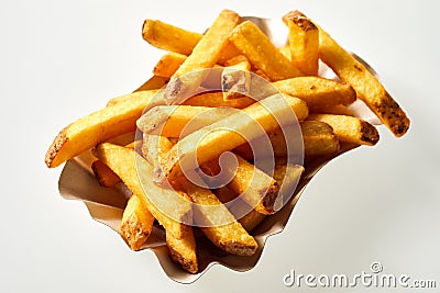 Portion of freshly made pommes frites Stock Photo