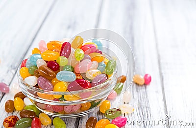 Portion of Jelly Beans Stock Photo